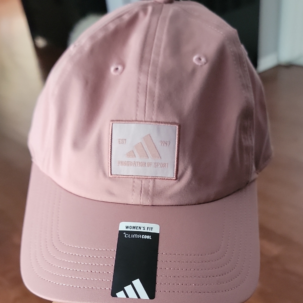 Adidas Women's Pink ClimaCool Cap Nwt New With Tags